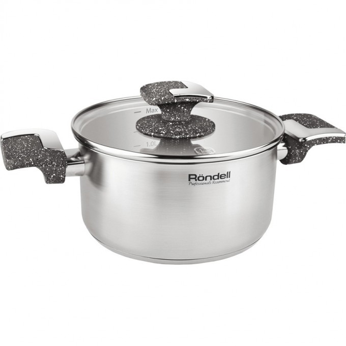 Кастрюля с крышкой RONDELL MARMARA 24 см, 5,1 л RDS-999