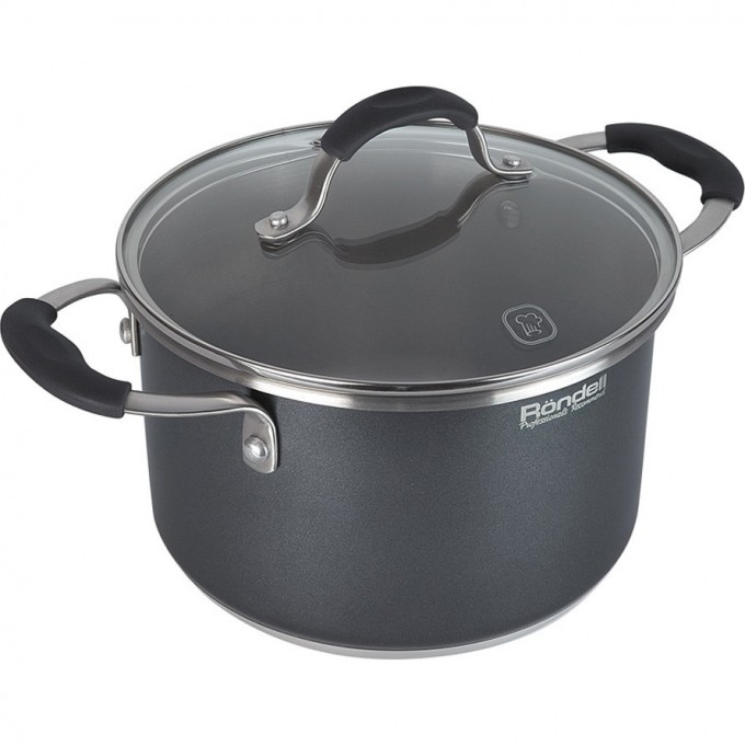 Кастрюля с крышкой RONDELL STERN 18 см, 2,9 л RDS-009