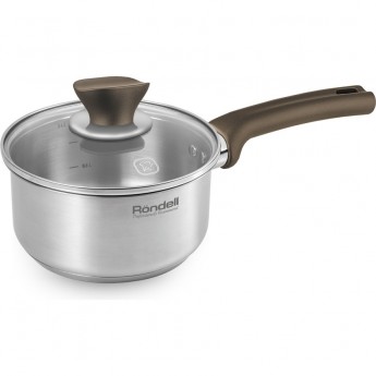 Ковш с крышкой RONDELL ABSOLUTE 14 см, 0,9 л