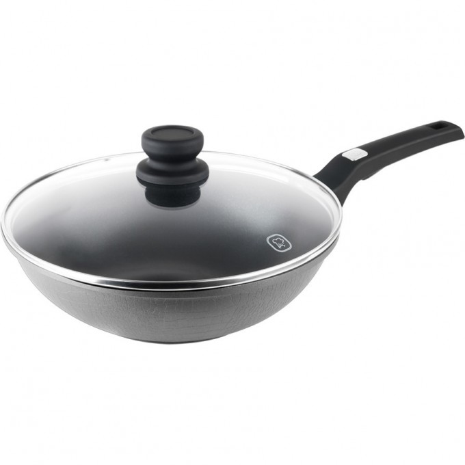 Вок с крышкой RONDELL ESCURION GREY 28 см, 3,8 л RDA-1123
